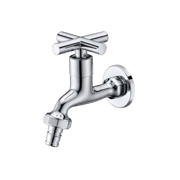 Vòi lạnh gắn tường bằng đồng Compact Hafele – giúp tổ chức không gian gọn gàng, ngăn nắp