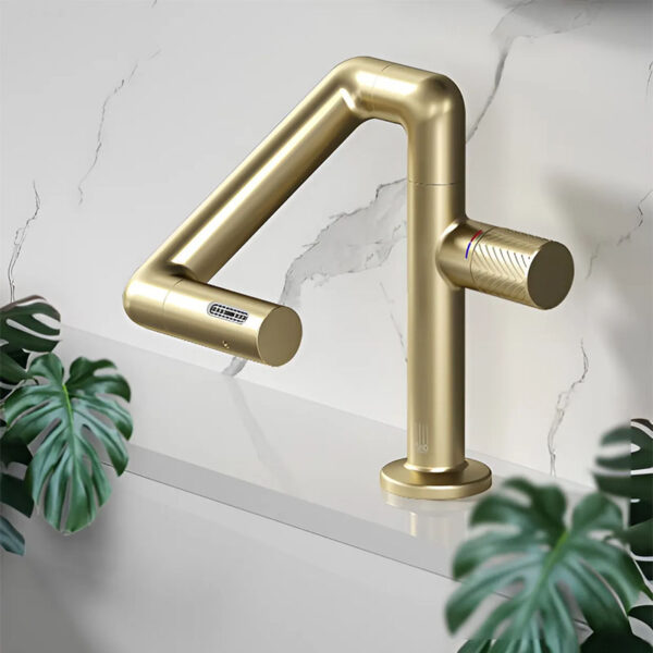 Vòi lavabo nóng lạnh 3 khớp xoay kiểu Đức Durad – mang lại sự tinh tế và sang trọng