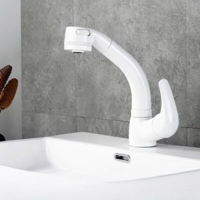 Vòi nước nóng lạnh thông minh màu trắng – phù hợp với mọi phong cách nội thất