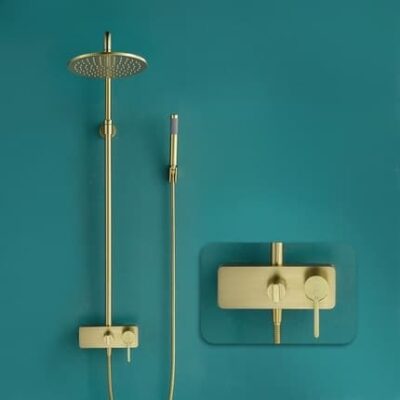 Vòi sen tắm bằng đồng hiện đại Durad – giúp tổ chức không gian gọn gàng, ngăn nắp