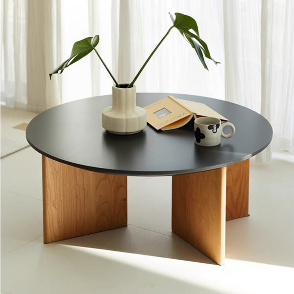 Bàn decor tròn Minimalist sang trọng – tạo điểm nhấn nổi bật cho không gian sống