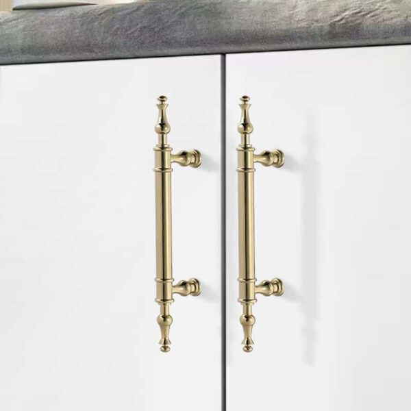 Tay nắm tủ hiện đại Italia bằng đồng thau, nội thất cao cấp