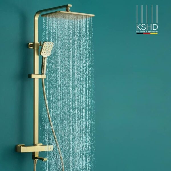 Bộ sen tắm bằng đồng cao cấp DL6006/8 – dễ phối hợp với nội thất sẵn có trong nhà