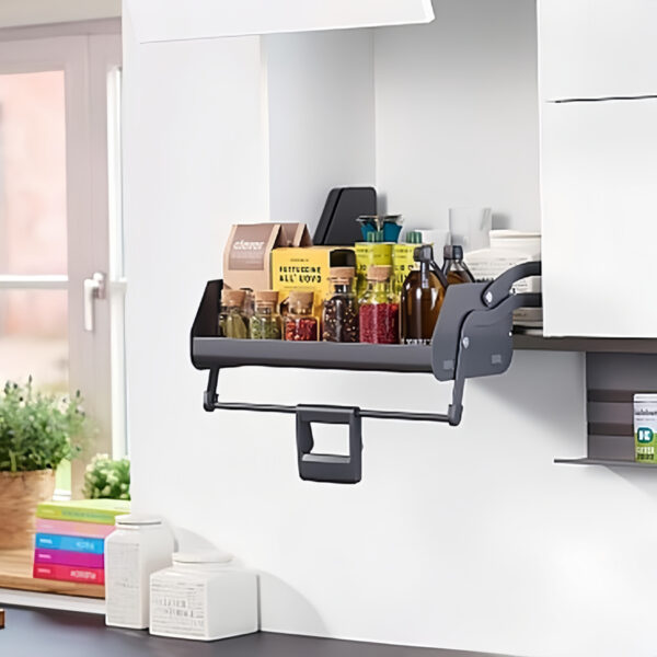 Kệ nâng hạ đơn đa năng Imove Kessebohmer 504.68.31 tiện ích tủ bếp với thiết kế hiện đại, thẩm mỹ