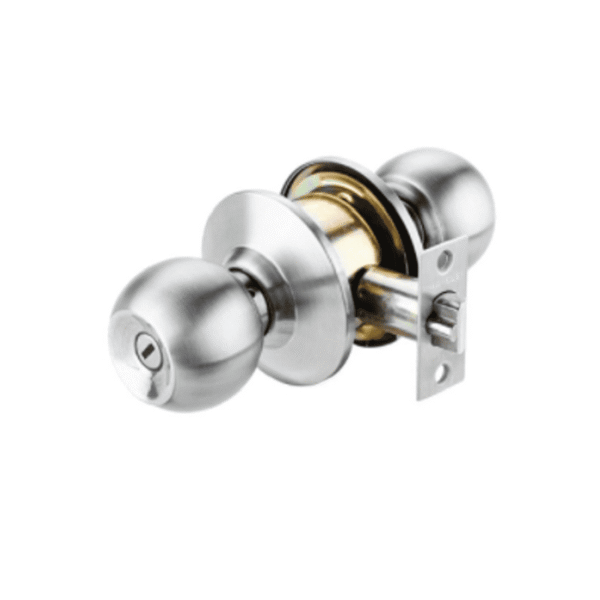 Bộ khóa tay nắm tròn cho cửa toilet HAFELE 489.93.135 cao cấp chống trộm mật mã