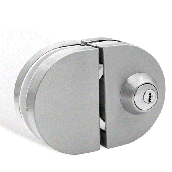 Khóa cửa lùa kính cường lực 2 cánh DFL-G007A cao cấp chống trộm an toàn kiểu Âu