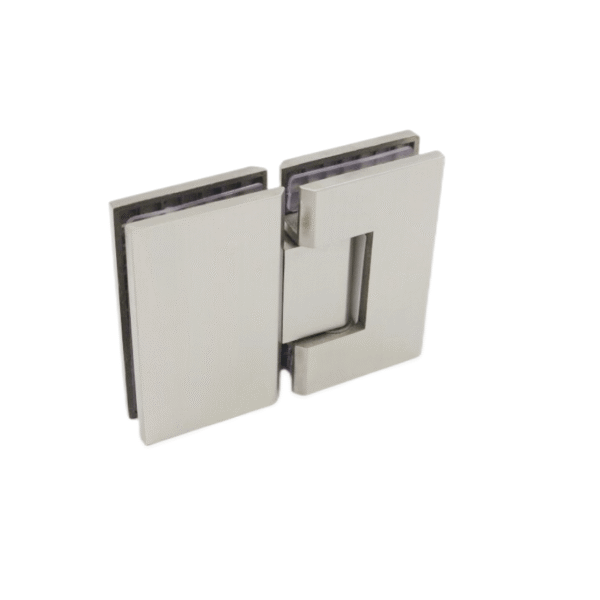Tòa nhà văn phòng Cửa kính phòng tắm Thép không gỉ Sus304 Satin 180 độ Bản lề cửa