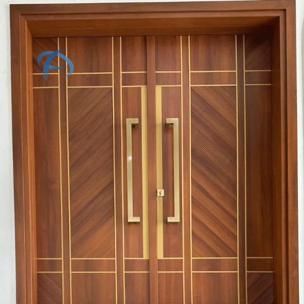 Nhà sản xuất Chinese Vòng nhôm sang trọng và tinh tế Tay nắm cửa ống vuông PVD chải