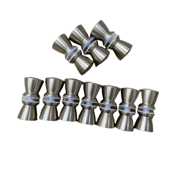 Thép không gỉ màu xanh lá cây Đồng thau Sus304 Tay nắm cửa kính phòng tắm Tay nắm cửa phòng tắm tròn nhỏ chắc chắn