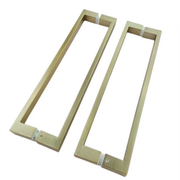 Factory Tay nắm cửa bằng thép không gỉ SUS 304 Kính đồng xanh dùng cho xây dựng và phòng tắm