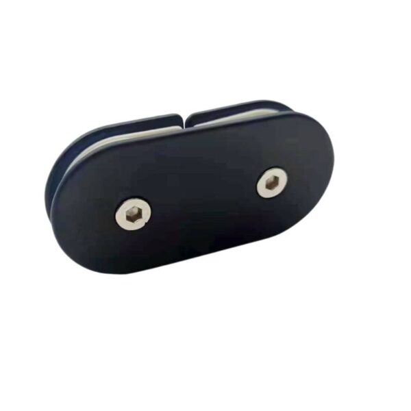 Kẹp vòi hoa sen bằng kính phòng tắm bằng thép không gỉ 304 hoàn thiện bằng satin 180 độ Kẹp vòi hoa sen bằng kính