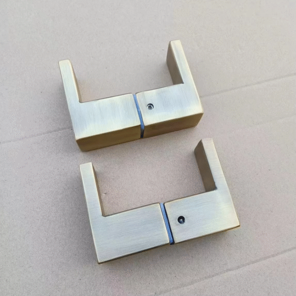 Nhà máy chất lượng cao OEM Satin thép không gỉ Sus 304 Tay nắm cửa kính tắm trượt hiện đại