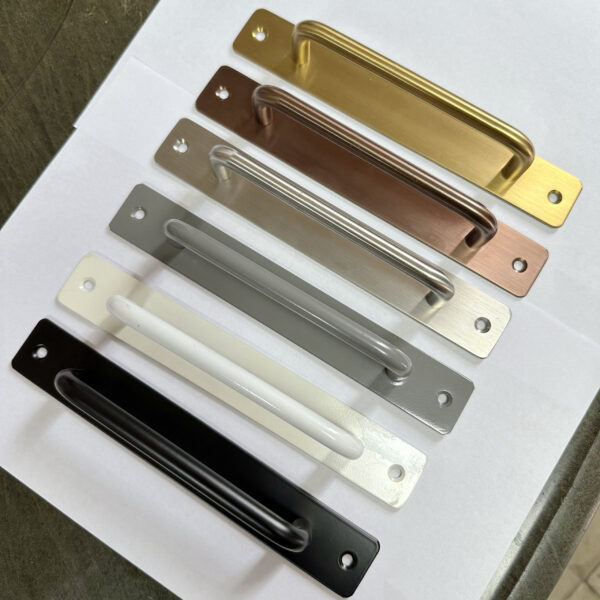 giá rẻ Thép không gỉ Gỗ kim loại Satin Cửa đẩy kéo tấm tay nắm