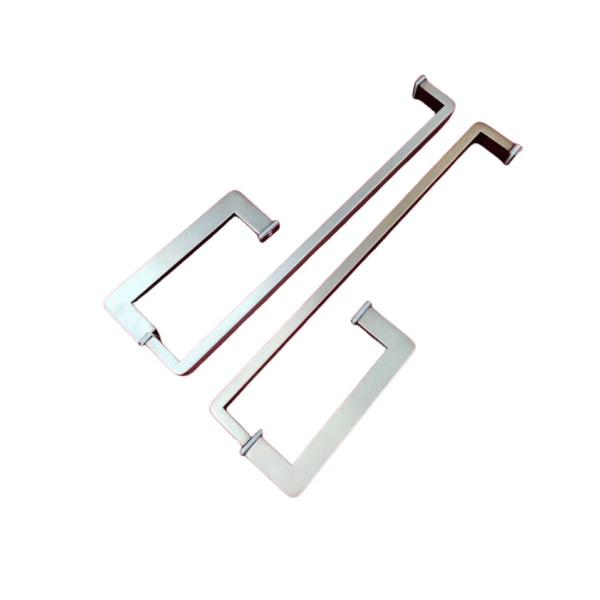 Tay nắm cửa kính bằng thép không gỉ 304 Tay nắm cửa kính tắm lưng sau
