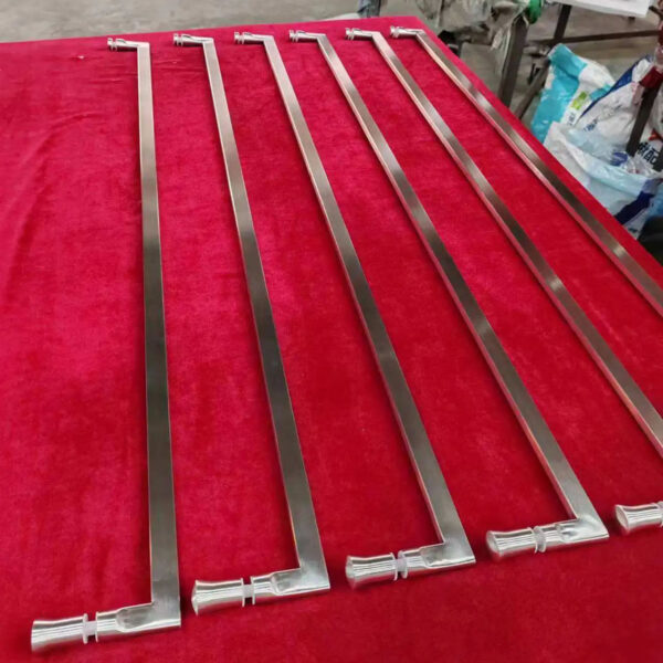Cửa trượt nhà vệ sinh rất hẹp Vách ngăn phòng tắm Phòng tắm vòi sen Tay nắm cửa kính