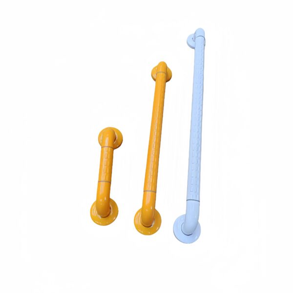 Toilet Tay vịn không rào cản Nhà vệ sinh cho người già khuyết tật Thanh vịn chống trượt an toàn Tay cầm màu trắng