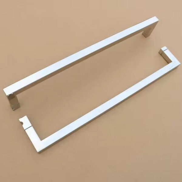 Thép Không Gỉ Chuỗi Khách Sạn Cửa Kính Phòng Tắm Phòng Tắm Đơn Tay Cầm