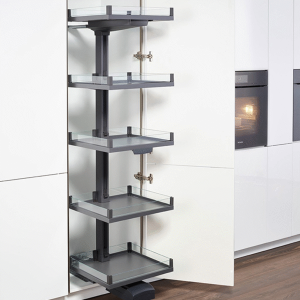 Tủ đồ khô Convoy Lavido 450mm Kessebohmer 549.63.494 tiện ích tủ bếp với thiết kế hiện đại, thẩm mỹ