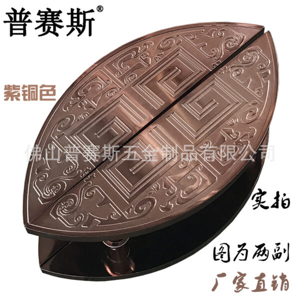 Tay nắm cửa đồng hiện đại hình bán nguyệt – phù hợp cửa kính khách sạn, cửa gỗ, màu đồng sang trọng