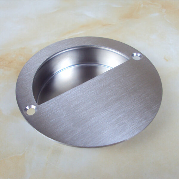 Tay cầm âm tủ bằng thép không gỉ hình bán nguyệt – tay nắm giấu hiện đại cho tủ bếp, ngăn kéo, nội thất cao cấp