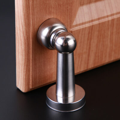 Nhà bếp phòng tắm inox nam châm mạnh chặn cửa chống va chạm tắt tiếng phụ kiện nhôm kính
