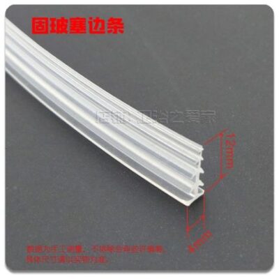 Phụ kiện nhôm kính phòng tắm kính nút chặn mép dải nhôm con dấu đồng treo bánh xe kính rắn cao su mềm