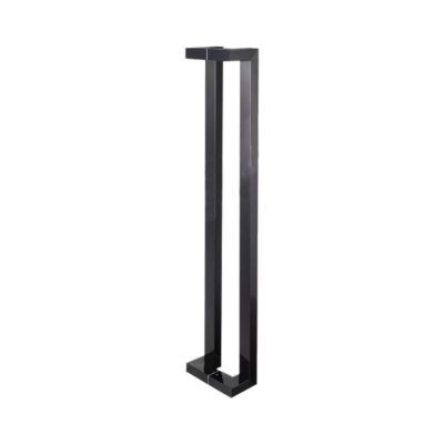 Tay nắm cửa kính ống vuông uốn cong đôi dày tay cầm bằng thép không gỉ tay cầm ktv tay nắm cửa gỗ khách sạn có thể