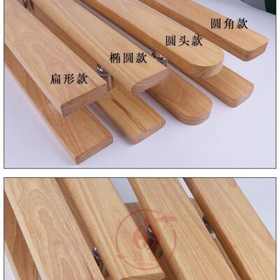Bán buôn tay nắm cửa kính tối giản hiện đại tay cầm khúc gỗ đóng khung tay nắm cửa đẩy gỗ chắc chắn tay nắm cửa kiểu Trung Quốc mới