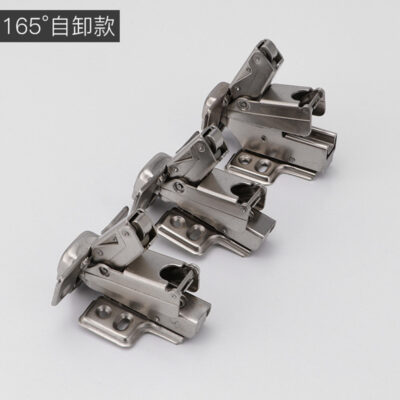 Bản lề 165-180 độ góc lớn tủ quần áo ống thủy lực giảm chấn nặng phụ kiện nhôm kính
